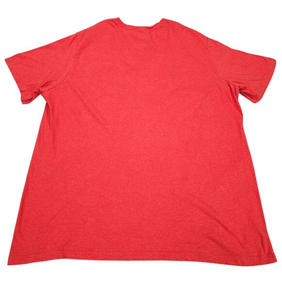 Psycho Bunny Shirt Mens 3XL Red V Neck Short Sleeve T Shirt Casual PIma Cotton - Picture 3 of 9